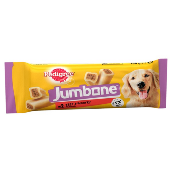 PEDIGREE Jumbone Medium Dog Treats with Beef & Poultry 2 Chews