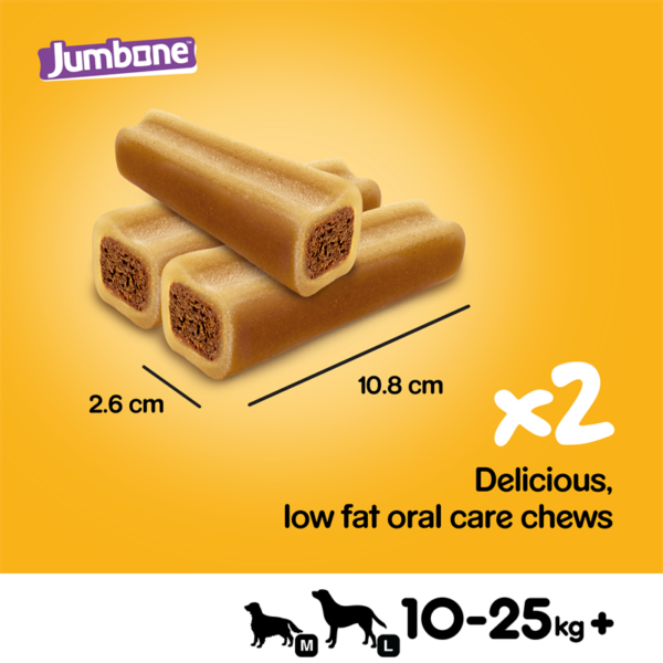 PEDIGREE Jumbone Medium Dog Treats with Beef & Poultry 2 Chews - Image 3