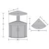 Juwel Trigon 190 Dark Wood Cabinet - Image 2