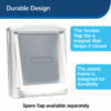 PetSafe Staywell Original 2-Way Pet Door, Small, White - Image 6