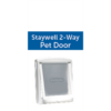 PetSafe Staywell Original 2-Way Pet Door, Small, White - Image 7