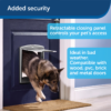 PetSafe Staywell Original 2-Way Pet Door, Medium, Silver - Image 4