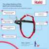 CoA Halti Front Control Harness Black/Red Medium - Image 2