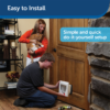 Staywell Manual 4-Way Locking Classic Cat Flap, White, Tunnel Included - Image 2