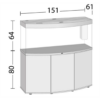 Juwel Vision 450 White Cabinet - Image 2