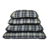 Flat Cushion Tweed Grey Check LARGE