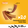PEDIGREE Schmackos Dog Treats with Fish 20 Stick - Image 3
