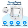 PetSafe Manual-Locking Cat Flap (White) - Image 2
