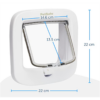 PetSafe Manual-Locking Cat Flap (White) - Image 3
