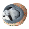ROSEWOOD SNUGGLES CARROT PLUSH HOODED BED