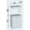 Juwel Lido 200 Cabinet Grey - Image 2