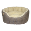 Traditional Tweed Bed Beige MEDIUM - Image 2