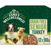 Jwb Pouch Senior Turkey Grain Free 90g 12pk