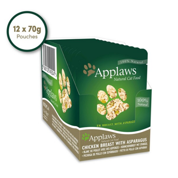 Applaws Cat Pouch Chicken Breast and Asparagus 70g - Image 2