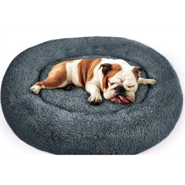 Deluxe Donut Dog Bed Teal 80x25cm