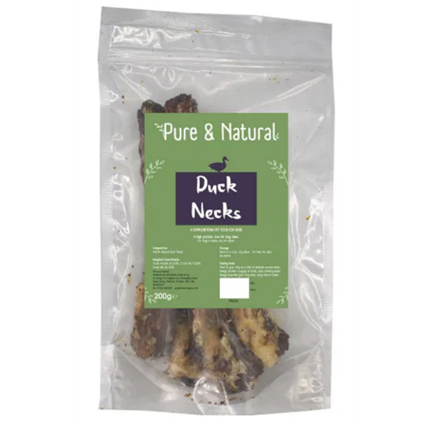 Pure And Natural Duck Necks 200g