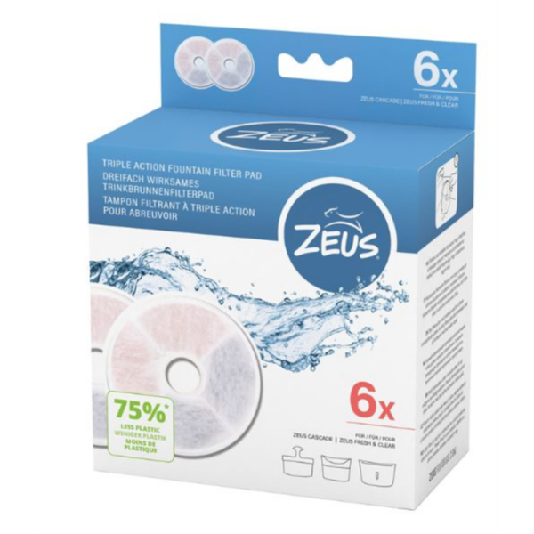 Zeus Replacement Filter 6pk