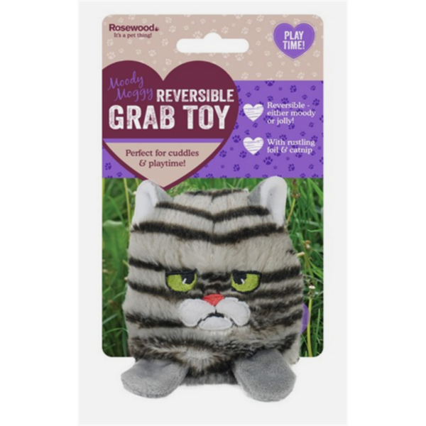 Reversible Moody Moggy Grab Toy