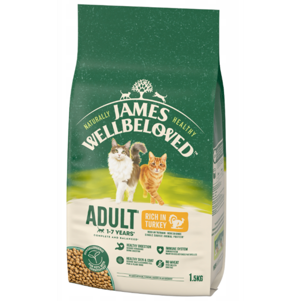 James Wellbeloved Grain Free Adult Turkey 1.5kg
