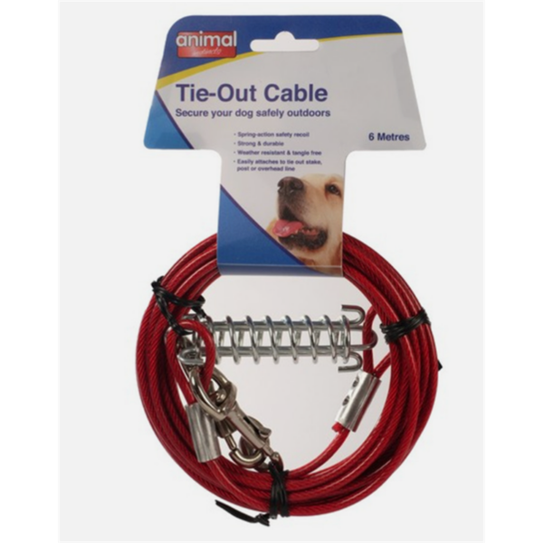 Animal Instinct Tie Out Cable 6m